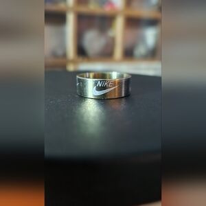 Nike Men's Silver Band Ring